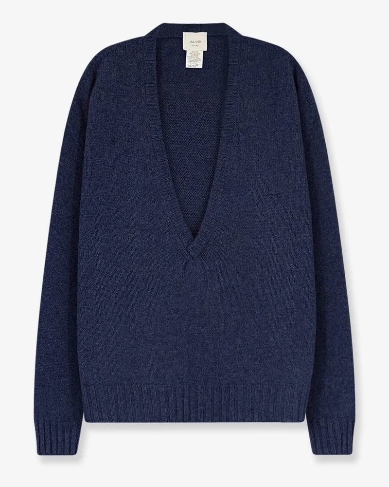 ALYSI Wool and cashmere blend sweater -  - gender_Woman Blue