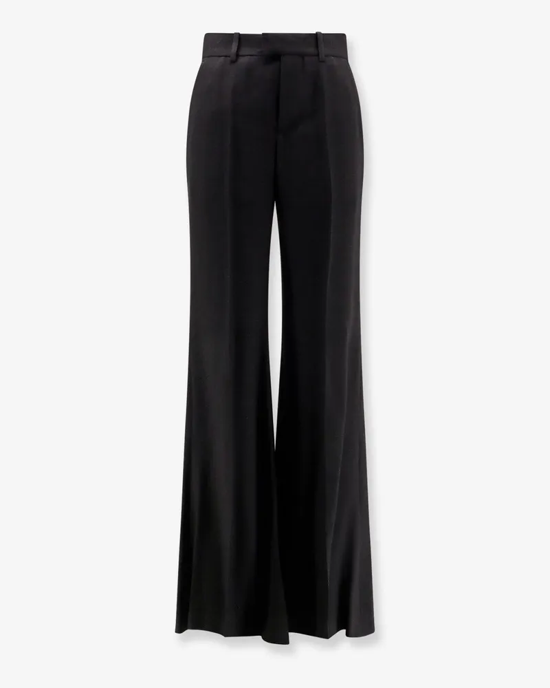 Balenciaga Viscose trousers with flared bottom -  - gender_Woman Black