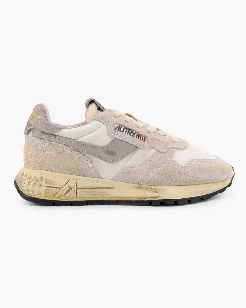 AUTRY Reelwind low-top suede and nylon sneakers with used effect -  - gender_Woman 