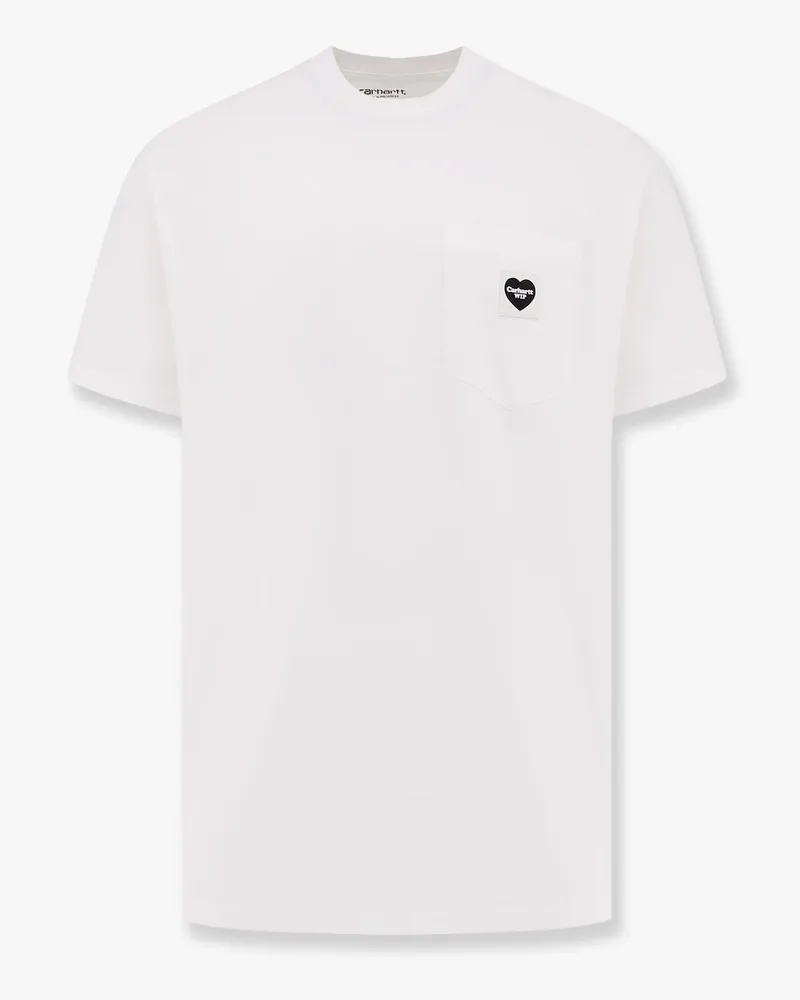 Carhartt WIP Organic cotton Pocket Heart T-shirt -  - gender_Man White
