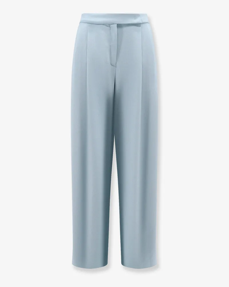 Pinko Montano viscose trousers with pinces -  - gender_Woman Blue