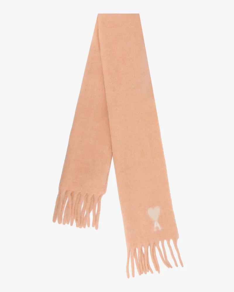 AMI Paris Alpaca blend scarf -  - gender_Man Pink