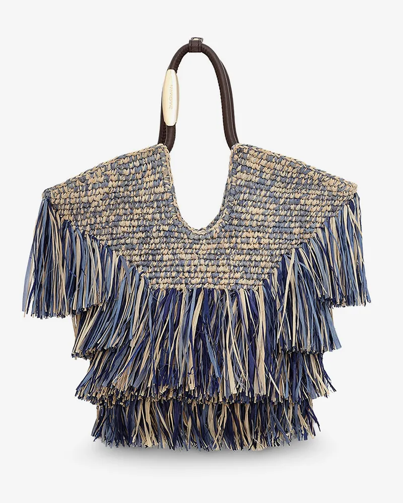 Zimmermann Goldentime raffia handbag -  - gender_Woman Blue
