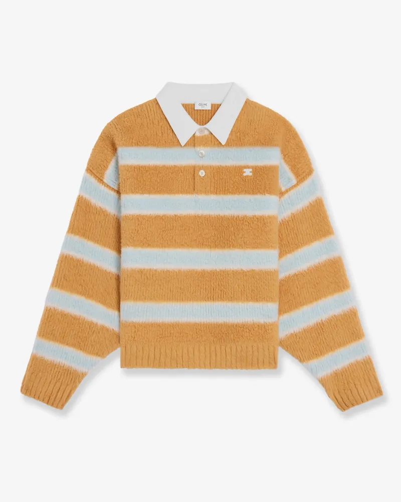 Celine Cotton blend polo shirt -  - gender_Man Yellow