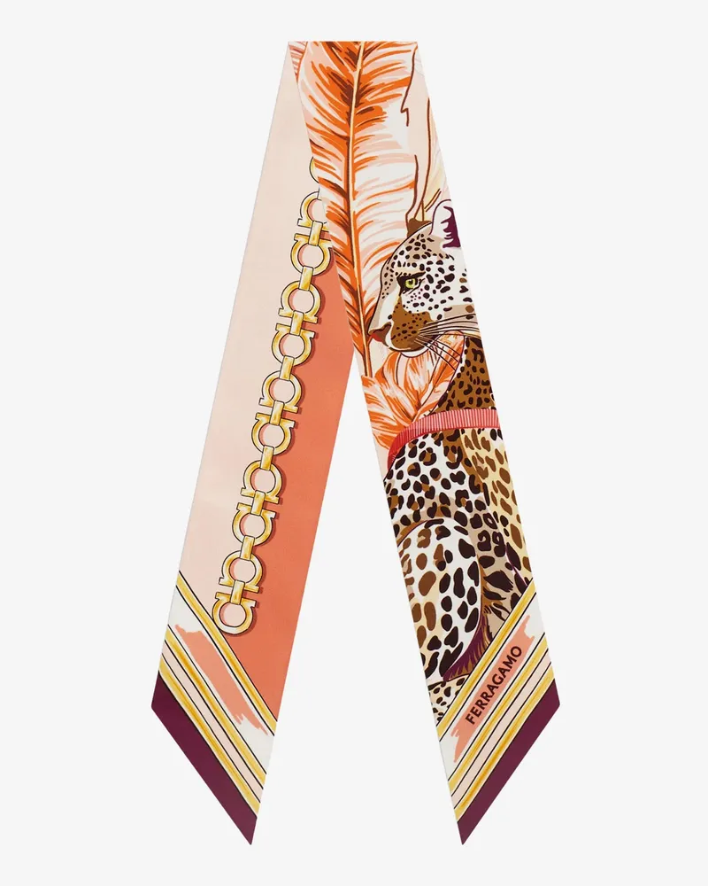 Ferragamo Felindra silk bandeau -  - gender_Woman Pink
