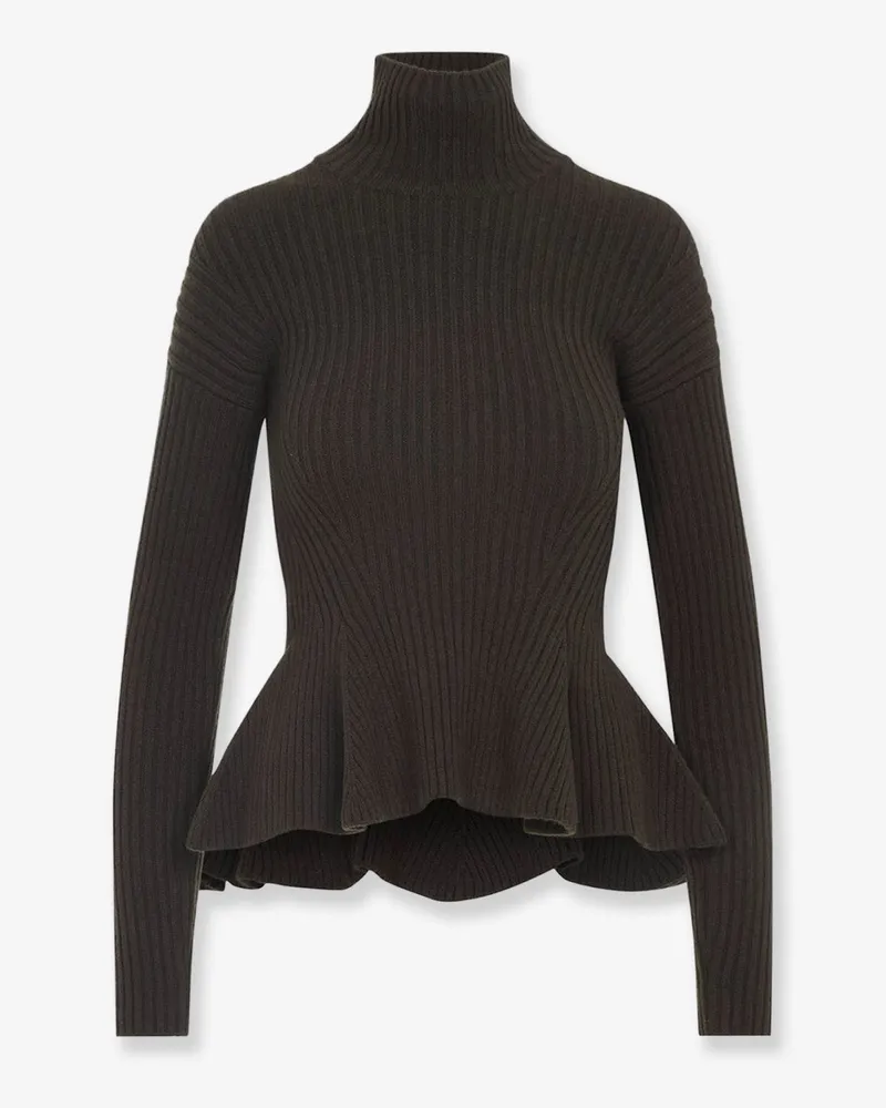 Max Mara Bolsena wool and cashmere turtlenck sweater -  - gender_Woman Green