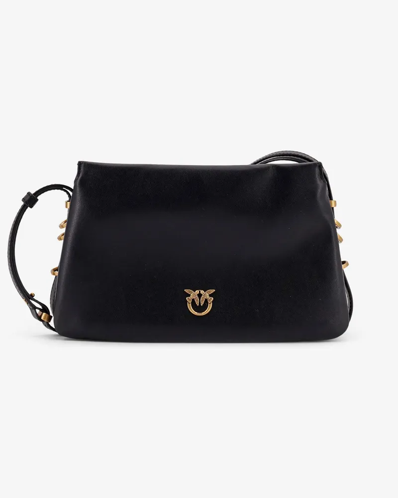 Pinko Triplet Mini leather crossbody bag -  - gender_Woman Black