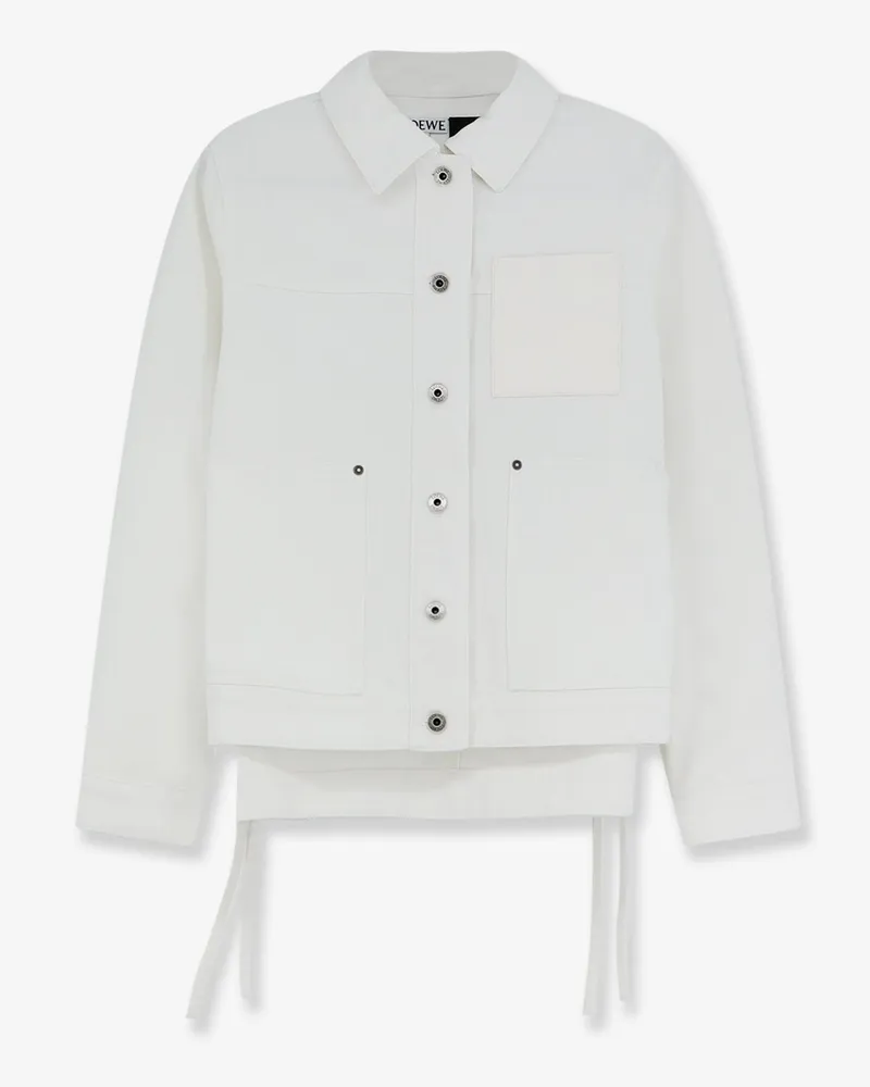 Loewe Paula's Ibiza-Workwear white denim jacket -  - gender_Woman White