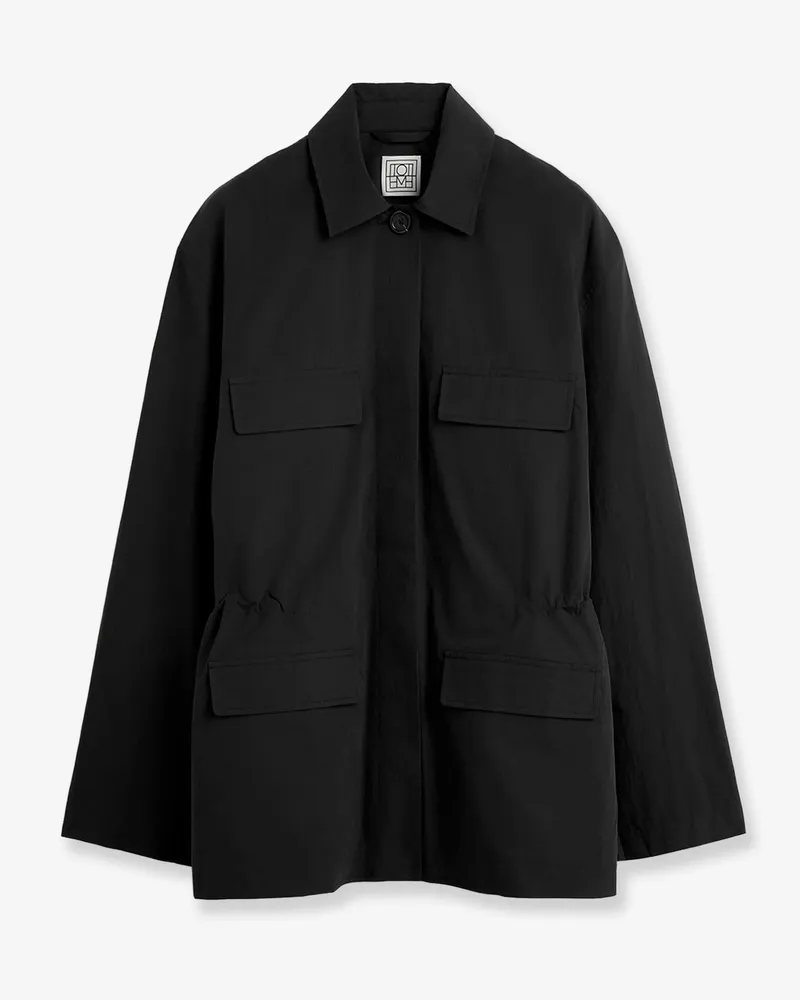 Totême Cotton utility jacket -  - gender_Woman Black