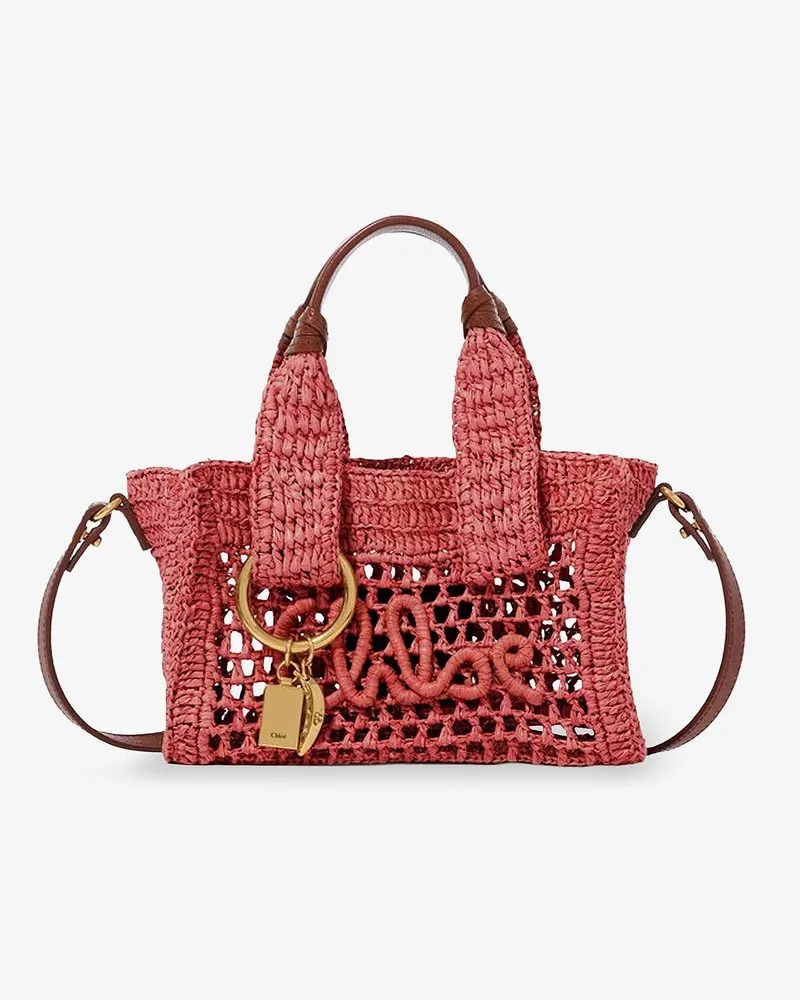 Chloé Summer Banana Raffia crossbody bag -  - gender_Woman Red