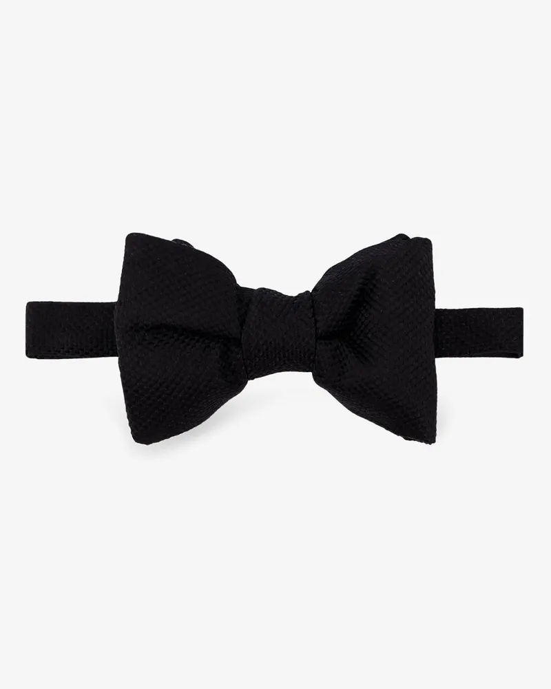 Tom Ford Silk bowtie -  - gender_Man Black