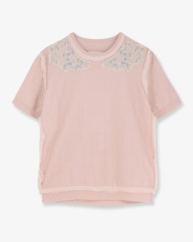 Maison Margiela Virgin wool sweater -  - gender_Woman Pink