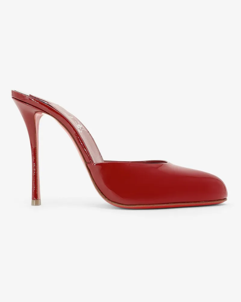 Christian Louboutin Patent leather Dolly Mule sandals -  - gender_Woman Red