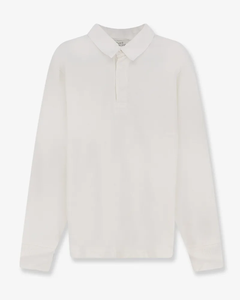 Studio Nicholson Cotton polo shirt -  - gender_Man White
