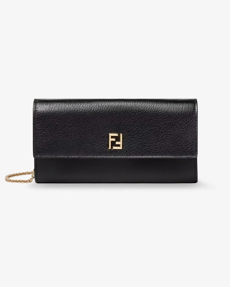 Fendi Continental leather crossbody bag -  - gender_Woman Black