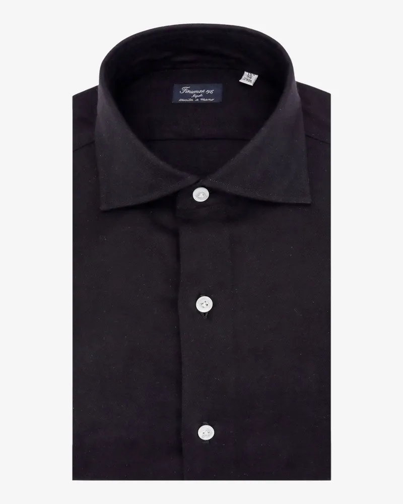 Finamore 1925 Cotton blend shirt -  - gender_Man Black