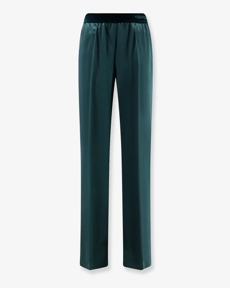 Tom Ford Satin trousers -  - gender_Woman Green