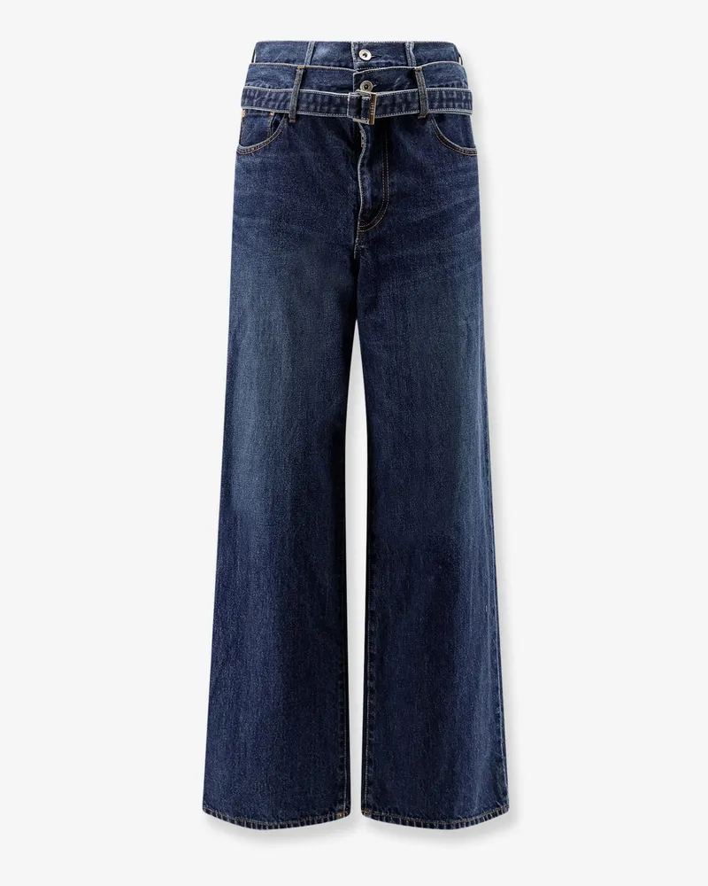 Sacai Blue denim jeans -  - gender_Man Blue