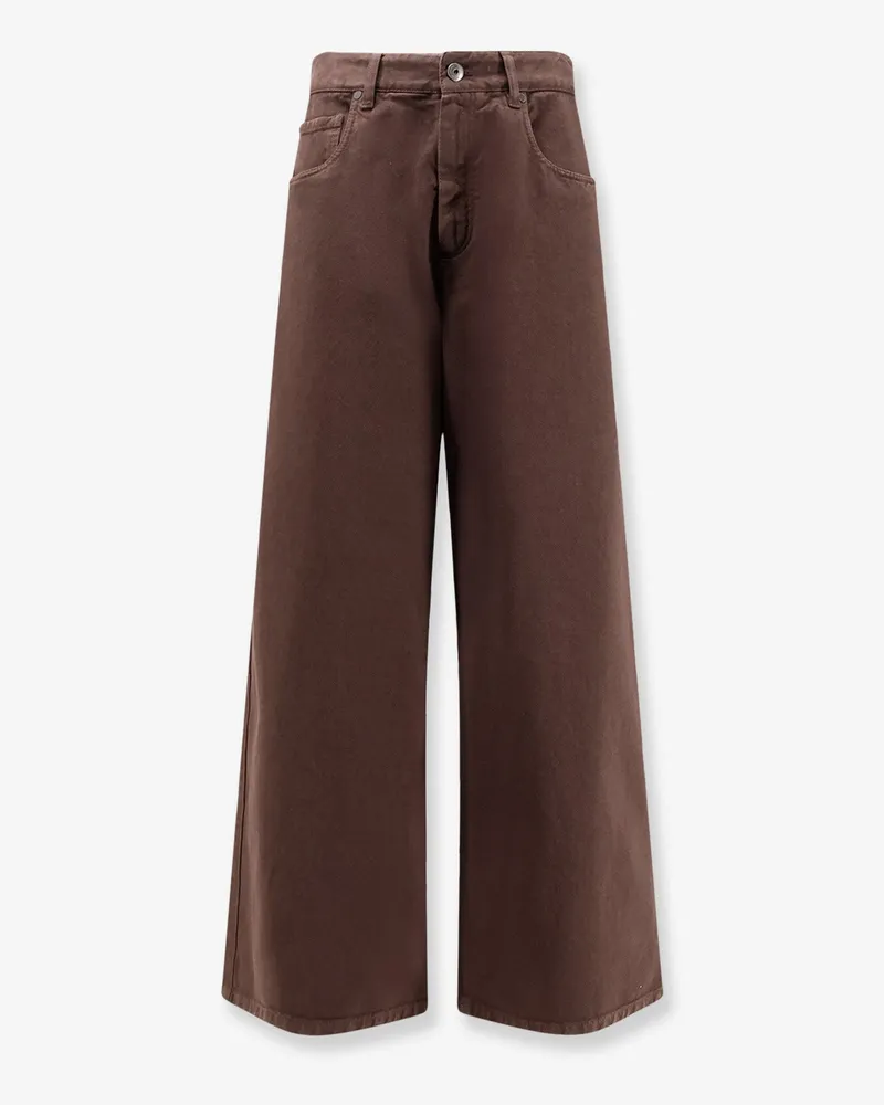 Brunello Cucinelli The Relaxed Boyfriend Jean-Soft Barrel Leg -  - gender_Woman Brown