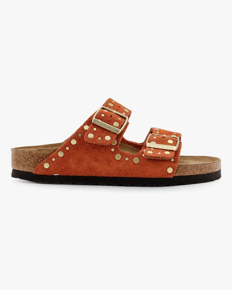 Birkenstock Arizona rivet border leather sandals with applied metal rivets -  - gender_Woman 