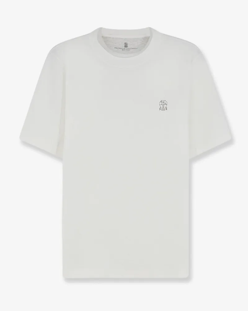 Brunello Cucinelli Cotton T-shirt -  - gender_Man White
