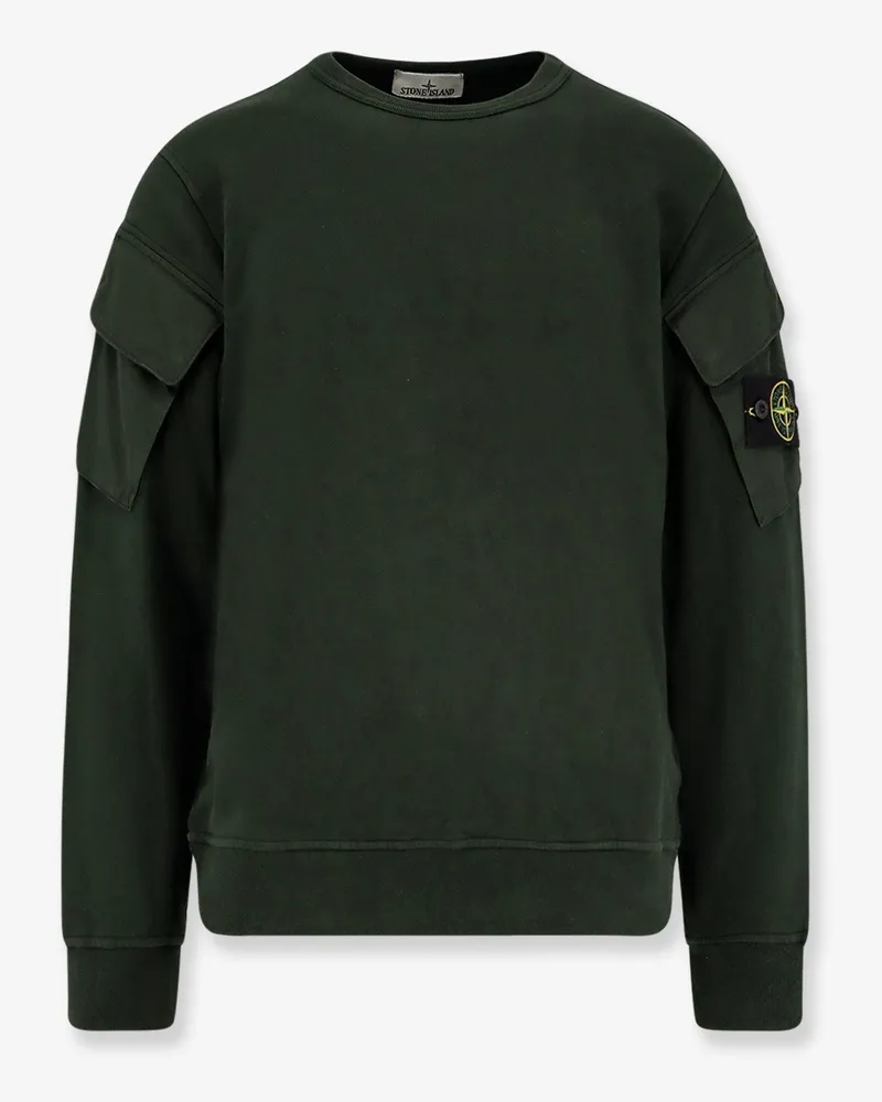 Stone Island Organic cotton sweatshirt -  - gender_Man Green