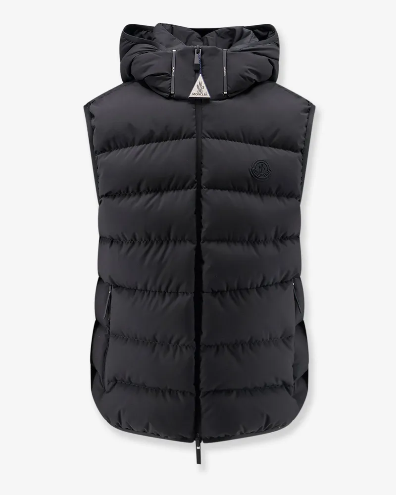 Moncler Arinella Matt Black sleeveless down jacket -  - gender_Man Black