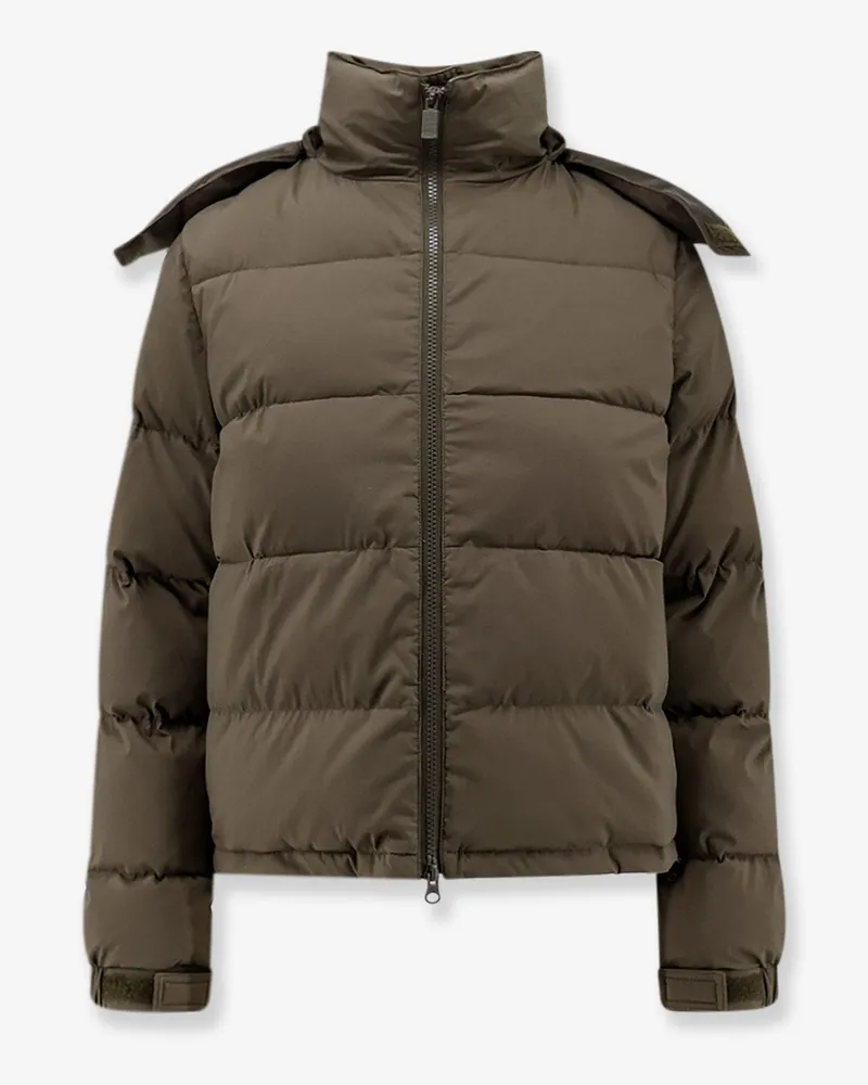 ASPESI Water-repellent stretch cotton and nylon blend Duvoncella down jacket -  - gender_Woman Green