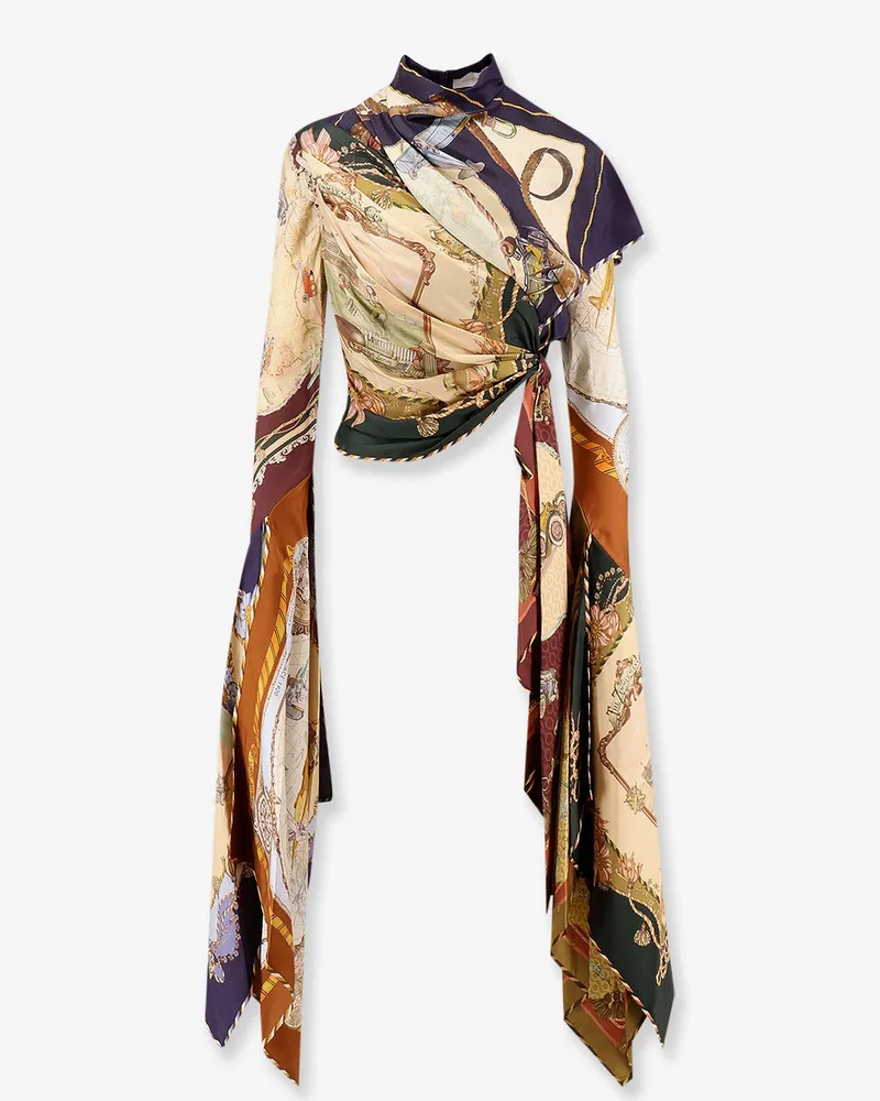 Zimmermann Valiant Draped Scarf Top -  - gender_Woman Black