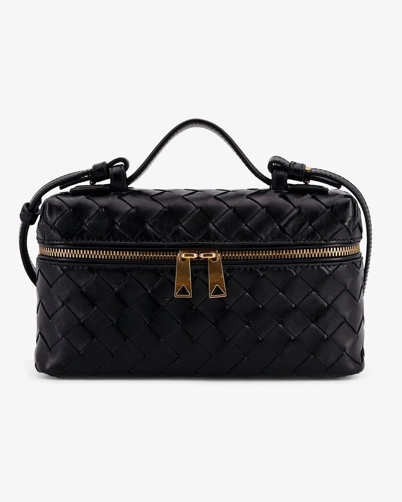 Bottega Veneta Bang Bang Intrecciato leather vanity case -  - gender_Woman Black