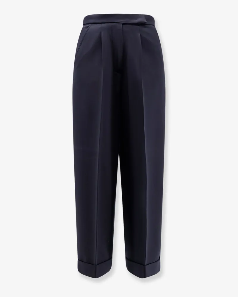Max Mara Mxmrugiada virgin wool trousers -  - gender_Woman Blue