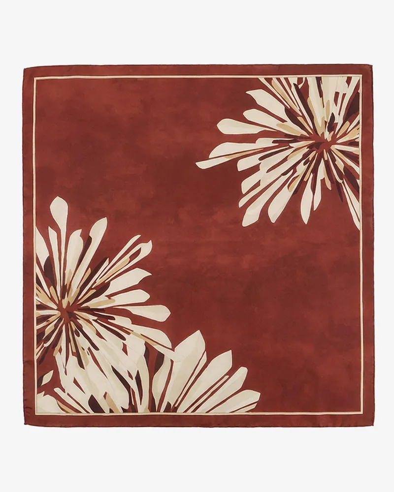 Brunello Cucinelli Silk foulard -  - gender_Woman Brown