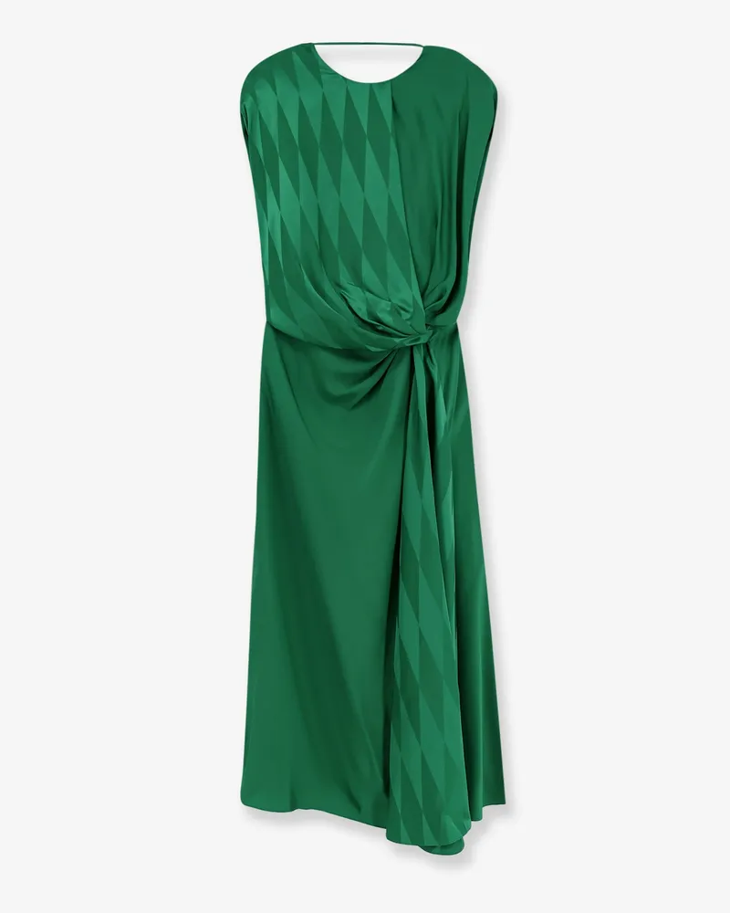 Versace Cocktail viscose and silk dress -  - gender_Woman Green