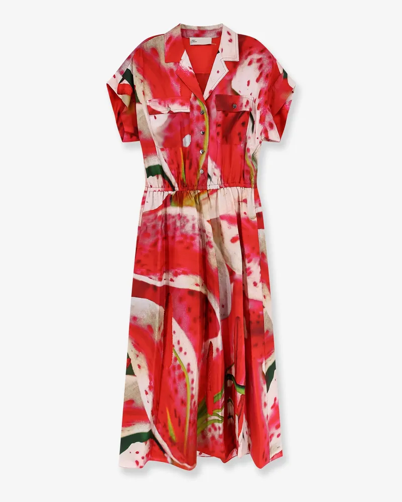 Tory Burch Printed silk chemisier/dress -  - gender_Woman Multicolor