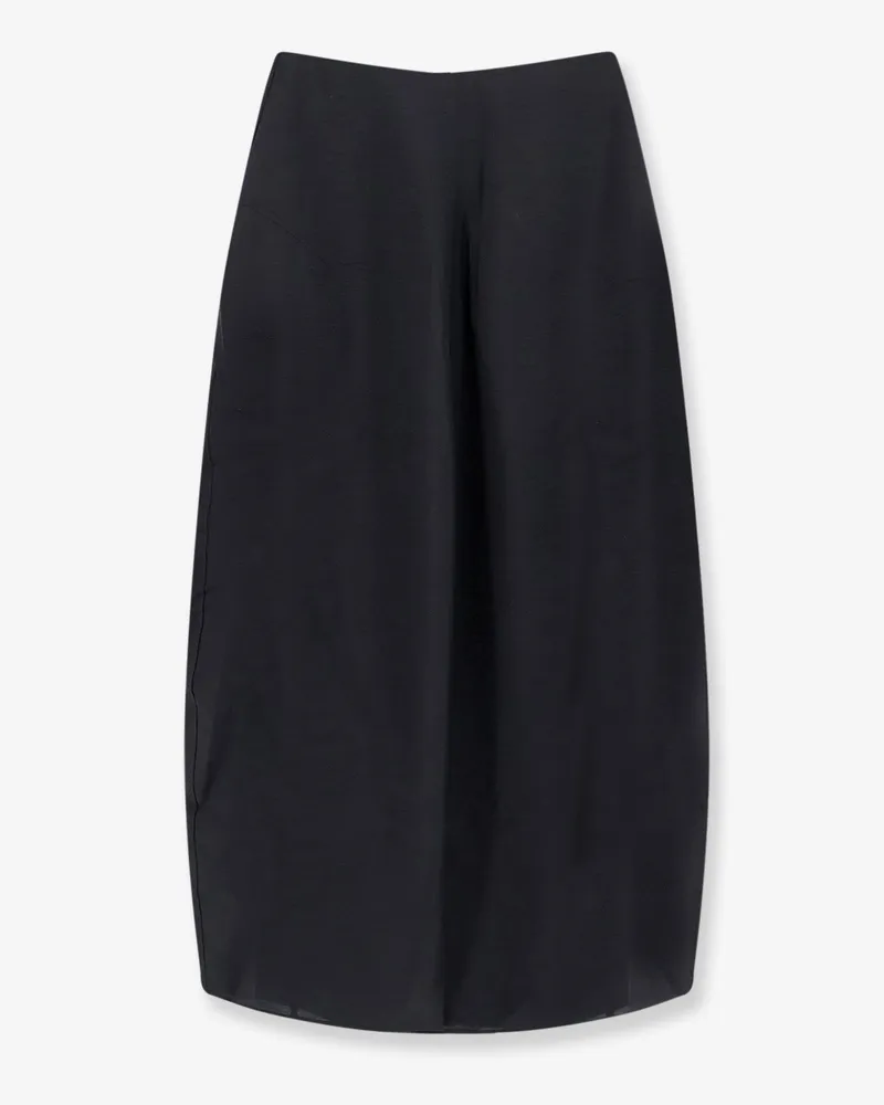 Totême Parachute silk blend skirt -  - gender_Woman Black