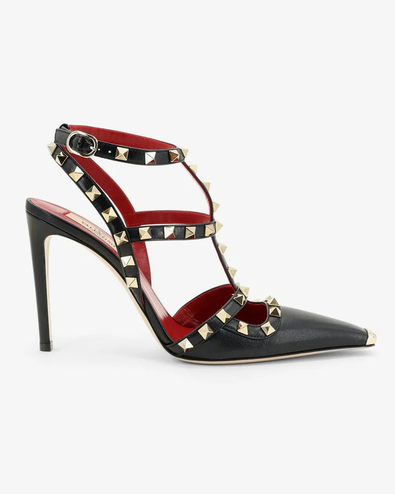 Valentino Garavani Rockstud leather pumps with iconic studs -  - gender_Woman Black