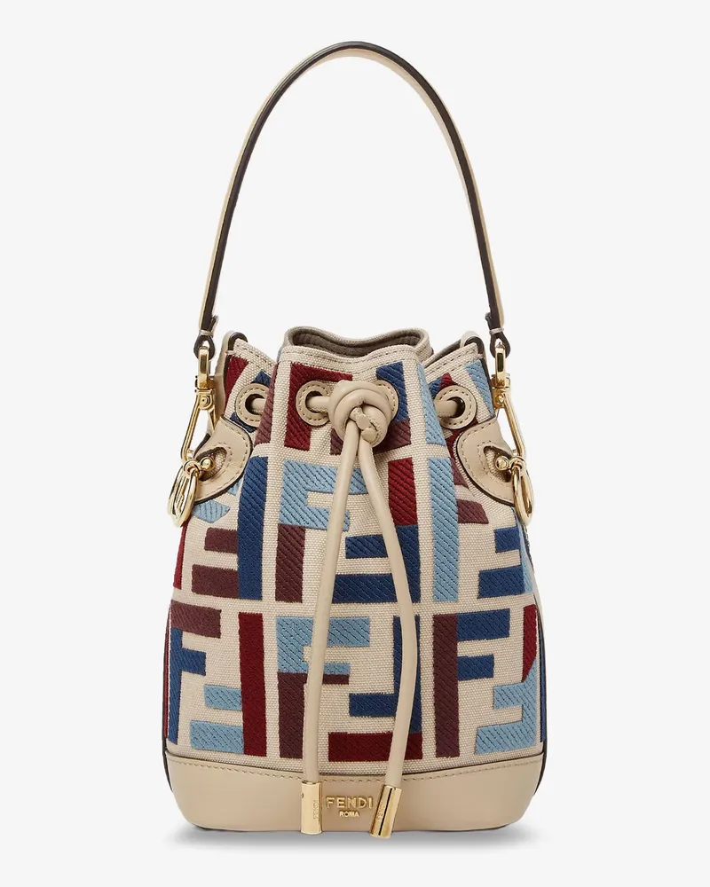 Fendi Mon Tresor crossbody bag with multicolor FF embroidery -  - gender_Woman Multicolor