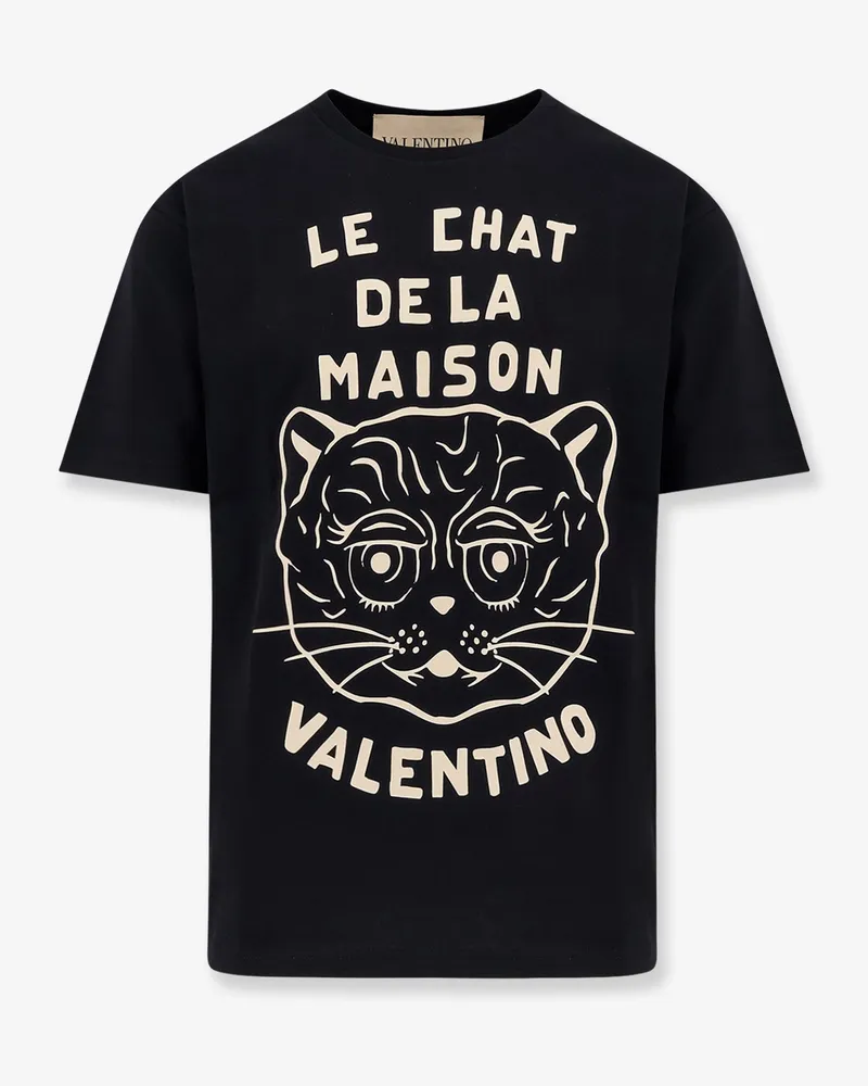 Valentino Garavani Le Chat de la Maison cotton T-shirt -  - gender_Man Black