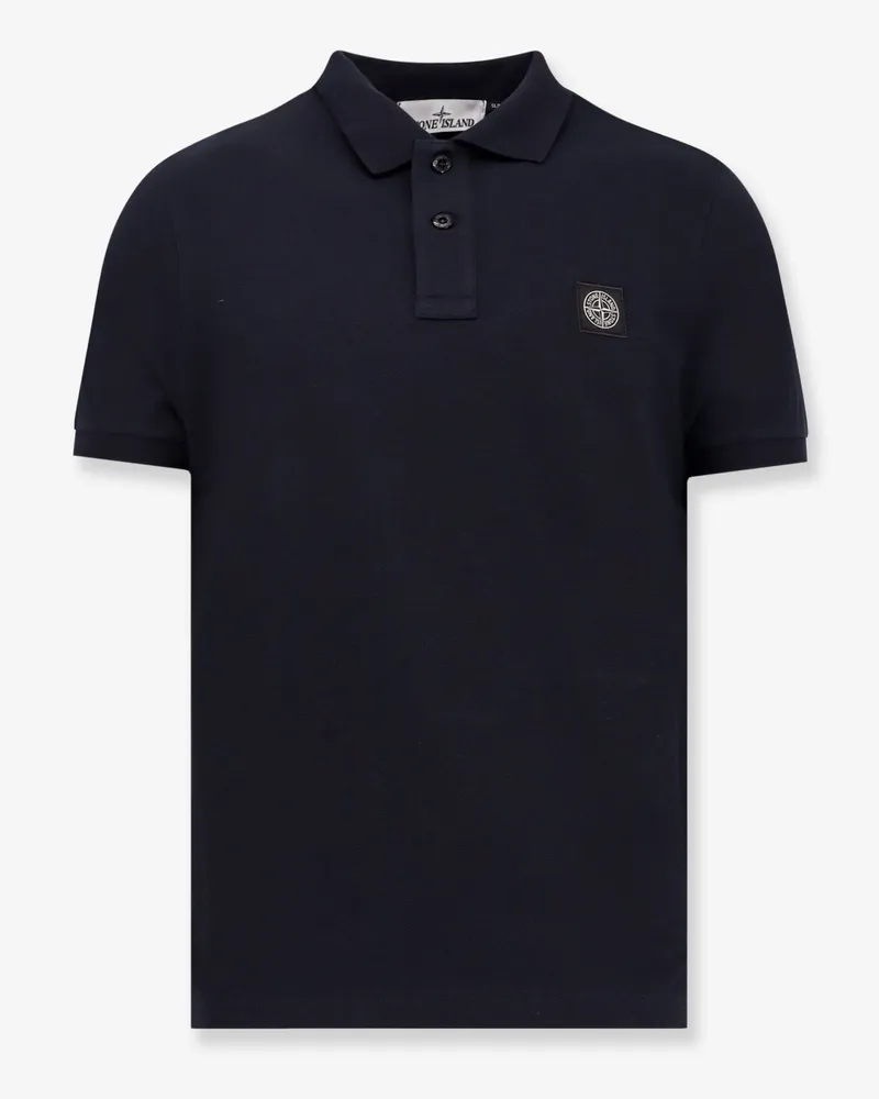 Stone Island Organic cotton polo shirt -  - gender_Man Blue