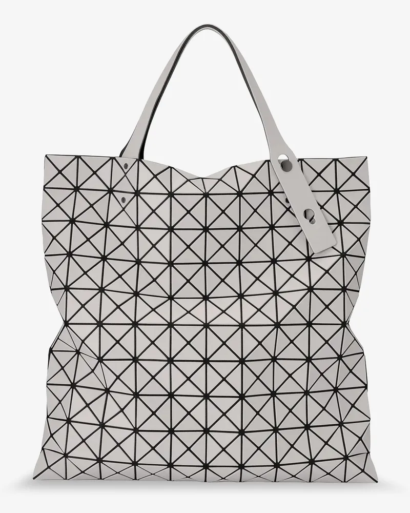 Issey Miyake Prism Matte Geometric Pattern Shoulder Bag -  - gender_Woman White