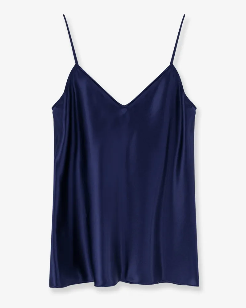 Alberta Ferretti Satin top -  - gender_Woman Blue