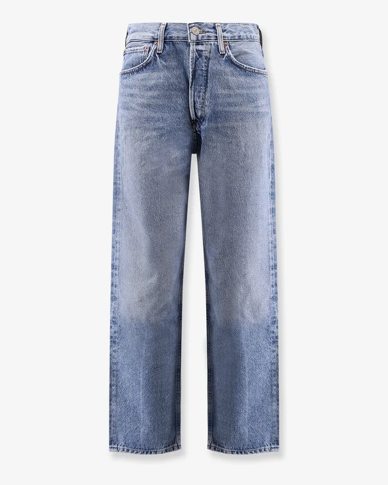 AGOLDE 90' S regenerative cotton jeans -  - gender_Woman Blue