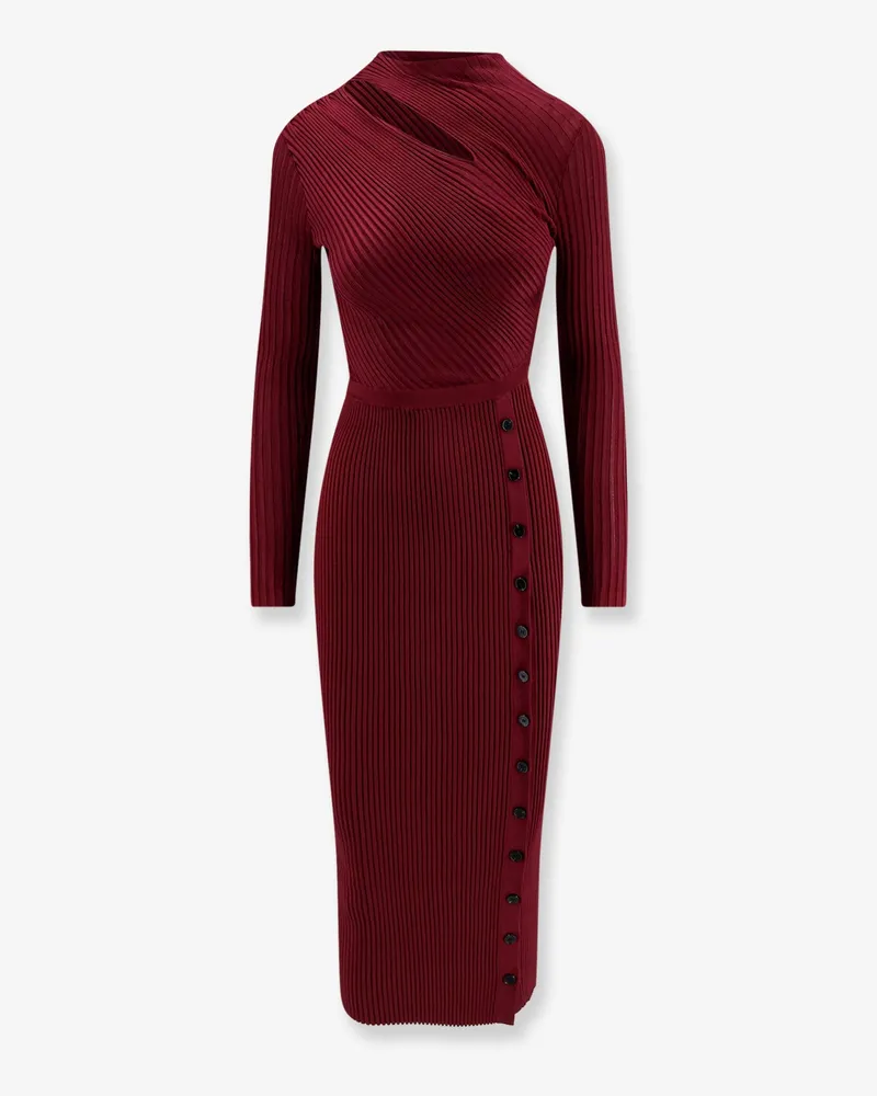 Self-Portrait Viscose midi dress -  - gender_Woman Red
