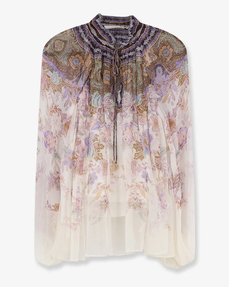 Zimmermann Luna Billow viscose shirt -  - gender_Woman White