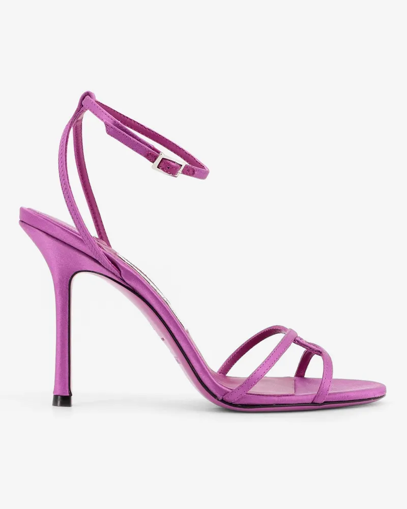 Jimmy Choo Leo satin sandals -  - gender_Woman Purple