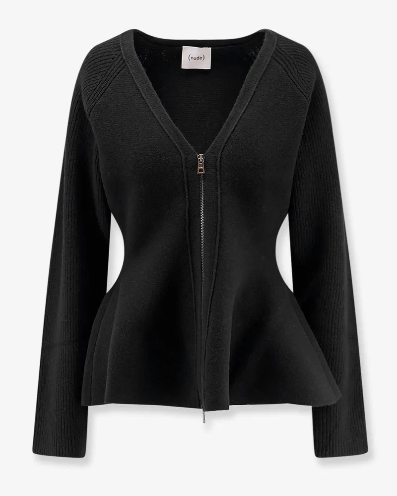 NUDE Wool blend cardigan -  - gender_Woman Black