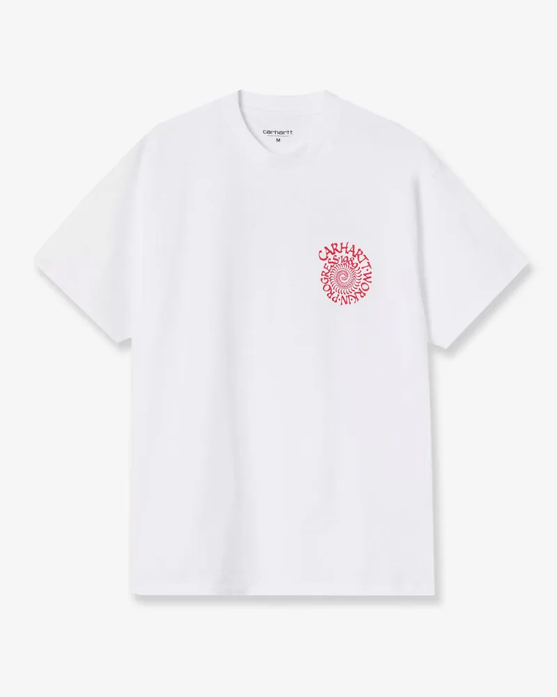 Carhartt WIP Spirals organic cotton t-shirt -  - gender_Man White