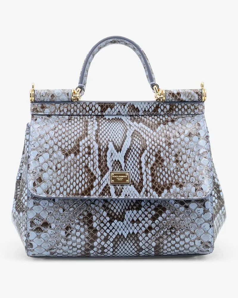 Dolce & Gabbana Sicily Python handbag -  - gender_Woman Blue