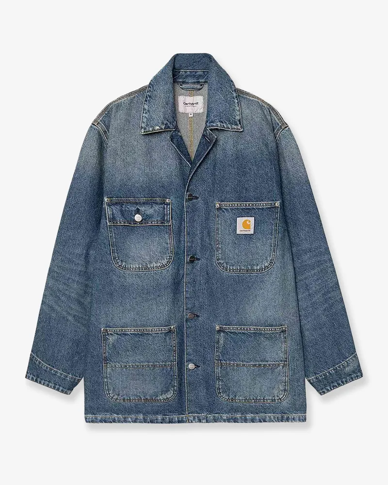 Carhartt WIP Aden Chore Coat 'Bradenton' Denim jacket -  - gender_Man Blue