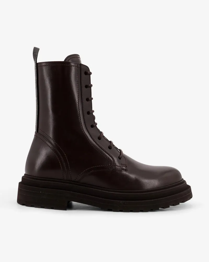 Brunello Cucinelli Leather ankle boots -  - gender_Woman Brown